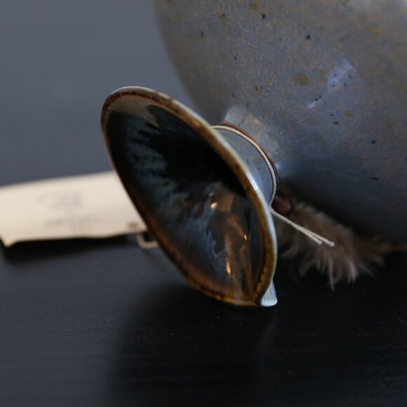 Feather River Pottery Ceramic Oil Candle Vase - Rare Vintage Piece - Picture 5 of 9